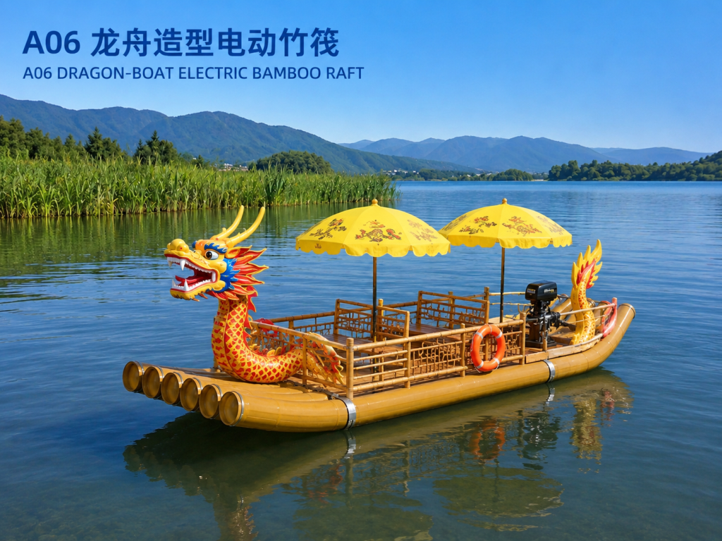 A05 A05 龙舟造型竹筏